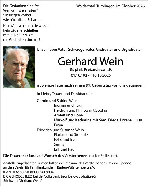 Gerhard Wein