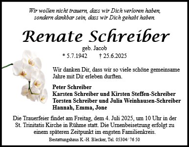 Renate Schreiber