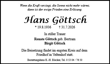 Hans Göttsch