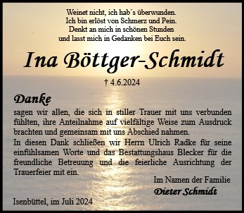 Ina Böttger-Schmidt