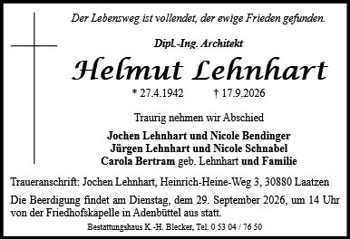 Helmut Lehnhart