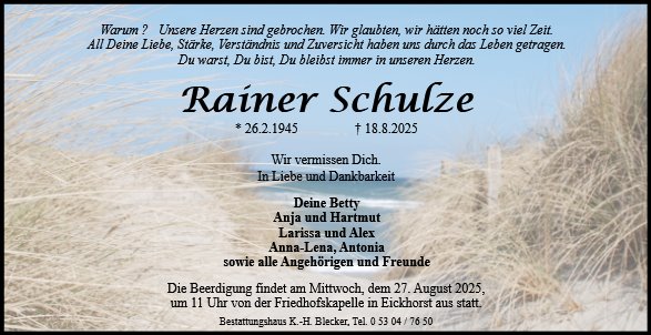 Rainer Schulze