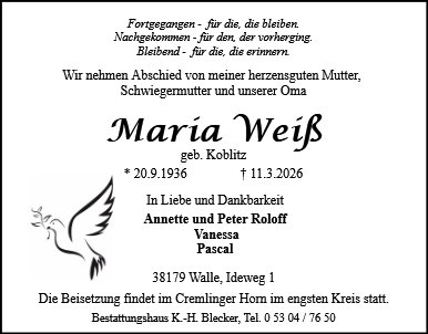 Maria Weiß