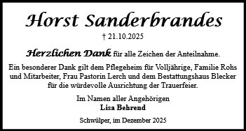 Horst Sanderbrandes