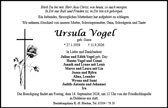 Ursula Vogel