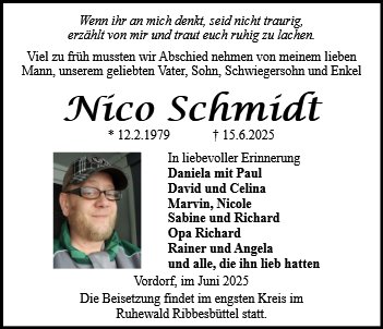 Nico Schmidt