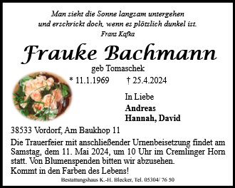 Frauke Bachmann
