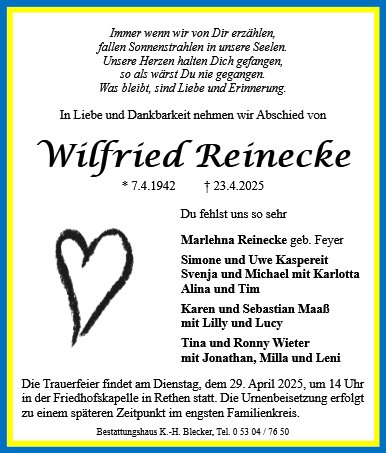 Wilfried Reinecke
