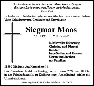 Siegmar Moos