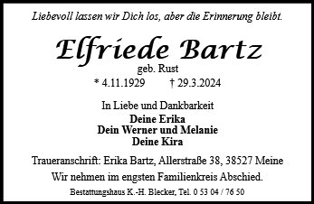 Elfriede Bartz