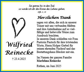 Wilfried Reinecke