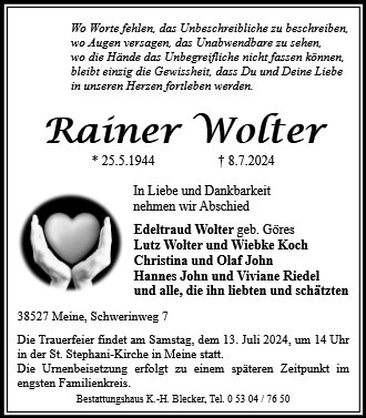 Rainer Wolter