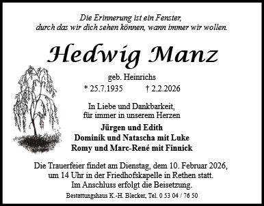 Hedwig Manz