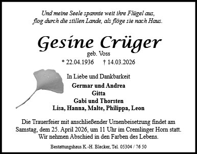 Gesine Crüger