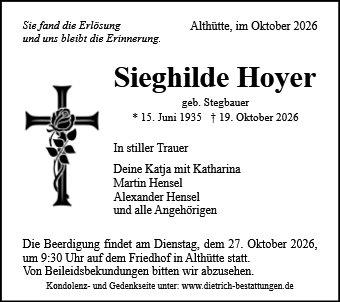 Sieghilde Hoyer