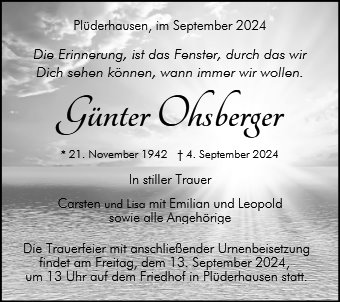 Günter Ohsberger
