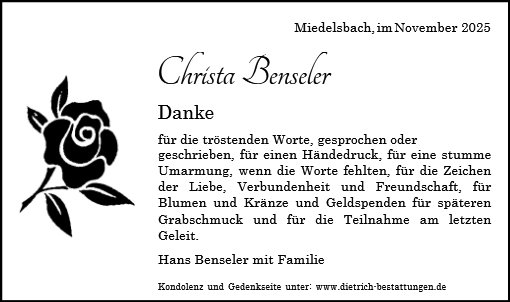 Christa Benseler