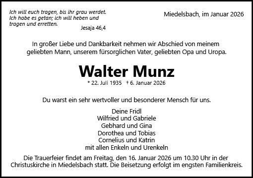 Walter Munz
