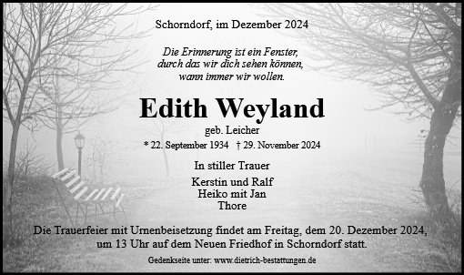 Edith Weyland