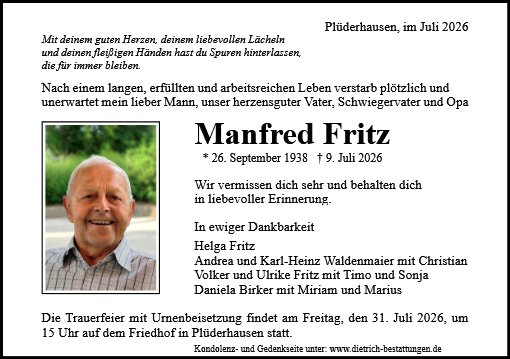 Manfred Fritz