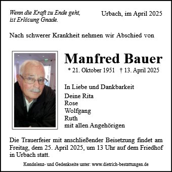 Manfred Bauer