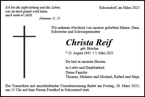 Christa Reif