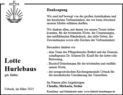 Lotte Hurlebaus