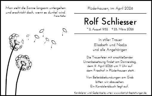 Rolf Schließer
