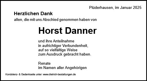 Horst Danner
