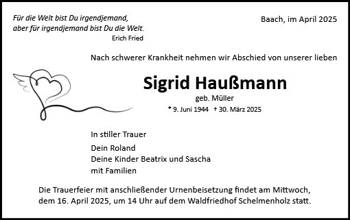 Sigrid Haussmann