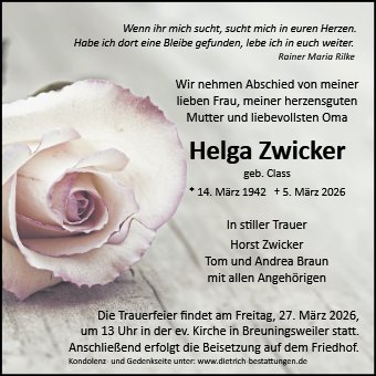 Helga Zwicker