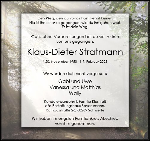 Klaus-Dieter Stratmann