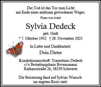 Sylvia Dedeck