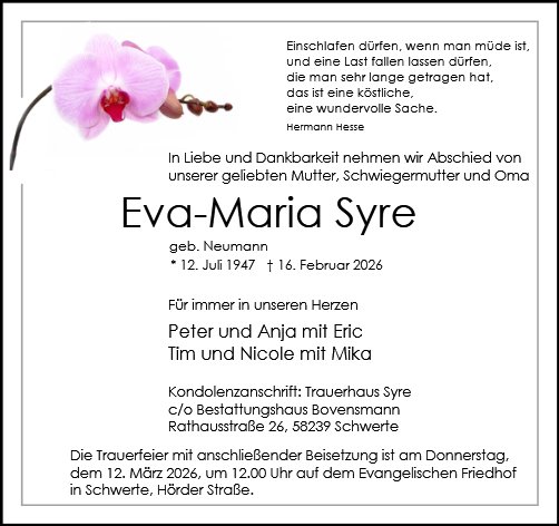 Eva-Maria Syre