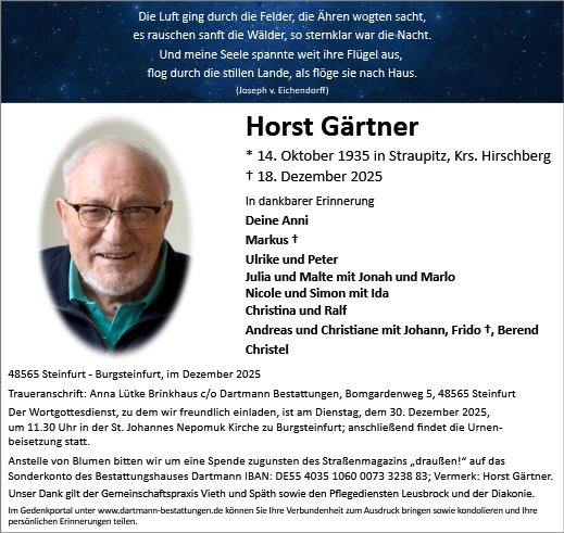 Horst Gärtner