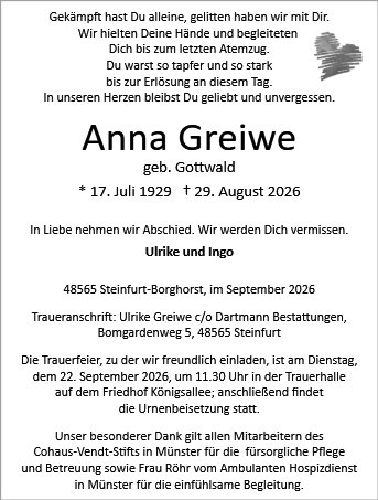 Anna Greiwe
