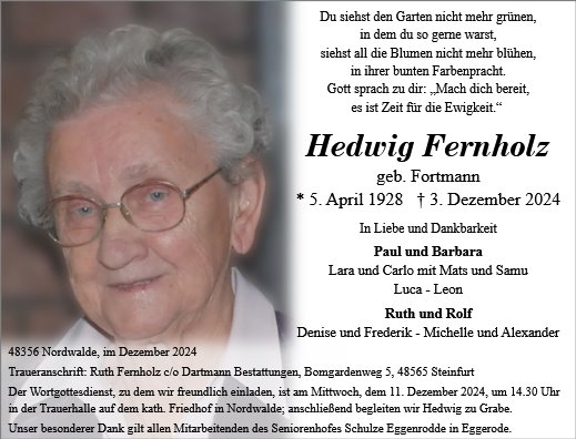 Hedwig Fernholz