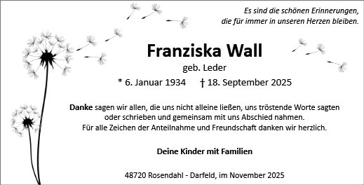Franziska Wall