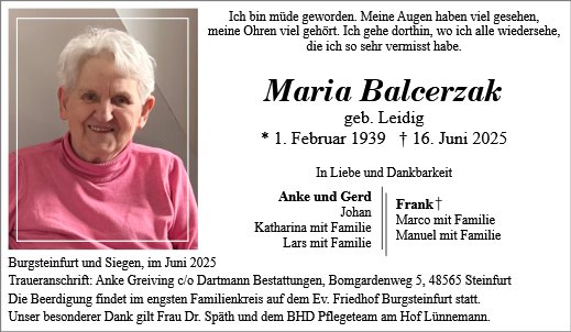 Maria Balcerzak