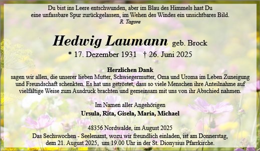 Hedwig Laumann