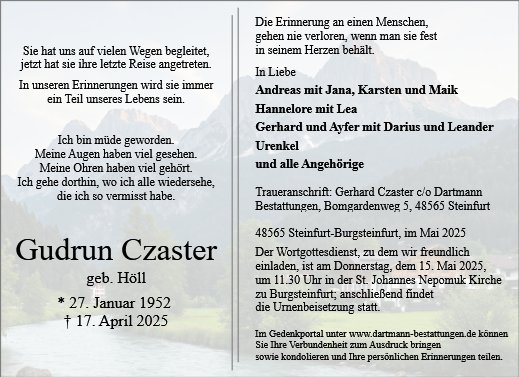 Gudrun Czaster