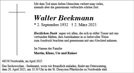 Walter Beckmann