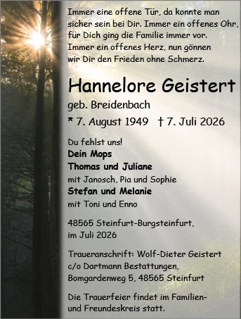 Hannelore Geistert