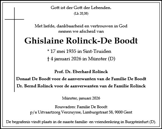 Ghislaine Rolinck-De Boodt