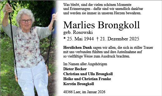 Marie-Luise Brongkoll