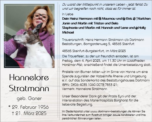 Hannelore Stratmann