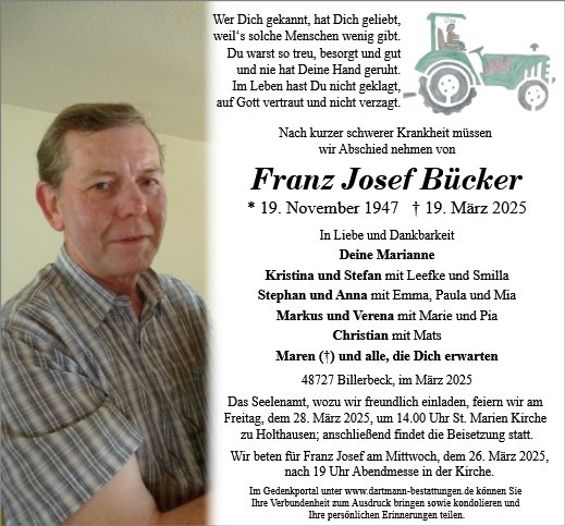 Franz Josef Bücker