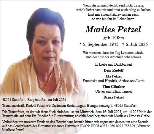 Marlies Petzel