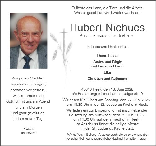 Hubert Niehues