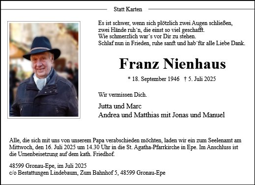 Franz Nienhaus